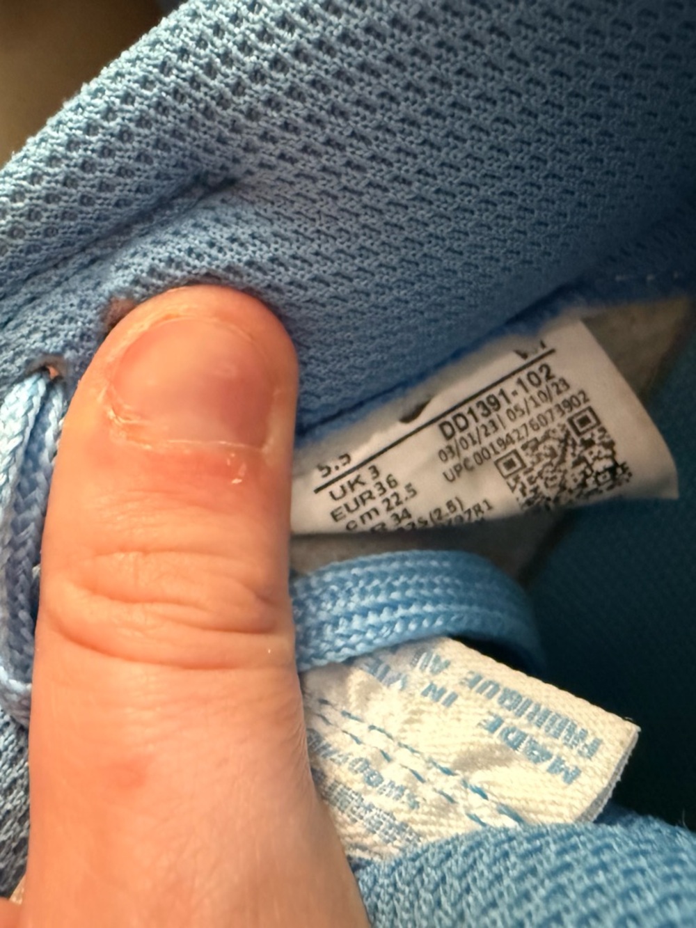 Nike Kids' Dunk Low UNC blue - Picture 7 of 7
